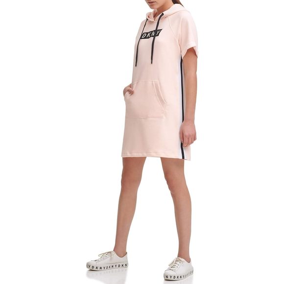 DKNY Womens Short Sleeves Logo Dress Size Small - Picture 3 of 4